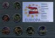 Австрия, 2006-2011, Набор Юбилейных Монет 1с-2 Евро. Цветная печать, в запайке-миниатюра